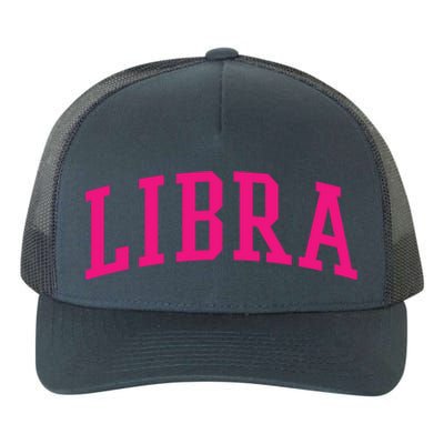 Pink Varsity Libra Gift Yupoong Adult 5-Panel Trucker Hat