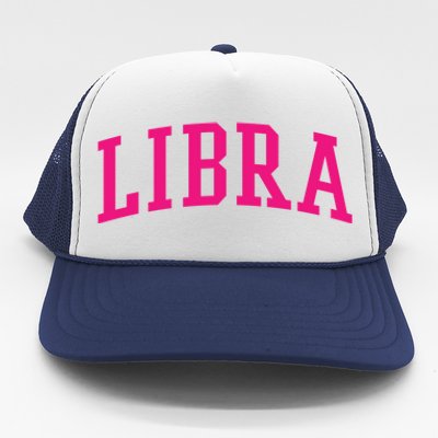 Pink Varsity Libra Gift Trucker Hat