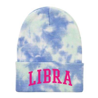 Pink Varsity Libra Gift Tie Dye 12in Knit Beanie