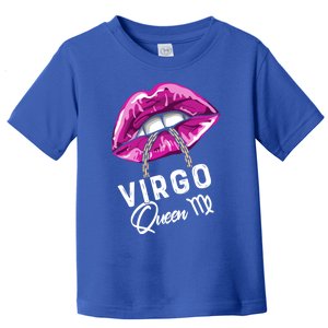 Purple Virgo Lips Queen Birthday Zodiac Star Sign Gift Toddler T-Shirt