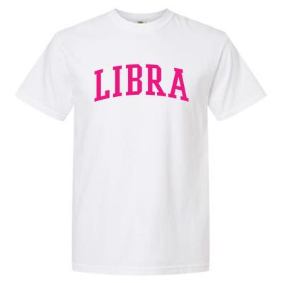 Pink Varsity Libra Gift Garment-Dyed Heavyweight T-Shirt