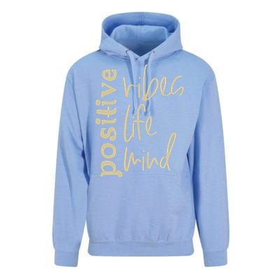 Positive Vibes Life Mind Unisex Surf Hoodie