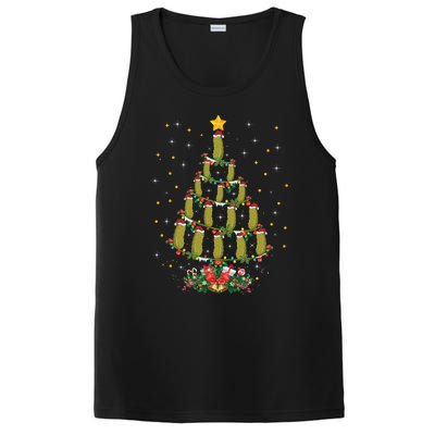 Pickle Vegetable Lover Xmas Gift Pickle Christmas Tree Funny Gift PosiCharge Competitor Tank