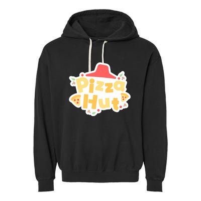 Pizzahut Vtuber Logo Garment-Dyed Fleece Hoodie