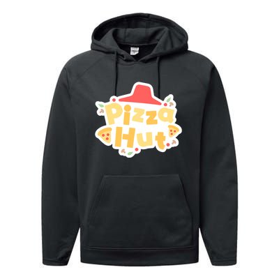 Pizzahut Vtuber Logo Performance Fleece Hoodie