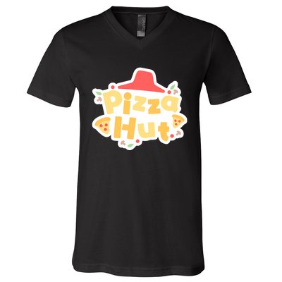 Pizzahut Vtuber Logo V-Neck T-Shirt