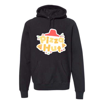 Pizzahut Vtuber Logo Premium Hoodie