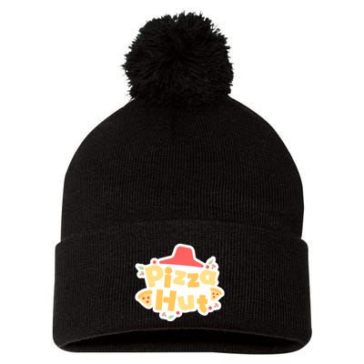 Pizzahut Vtuber Logo Pom Pom 12in Knit Beanie
