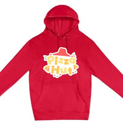 Pizzahut Vtuber Logo Premium Pullover Hoodie