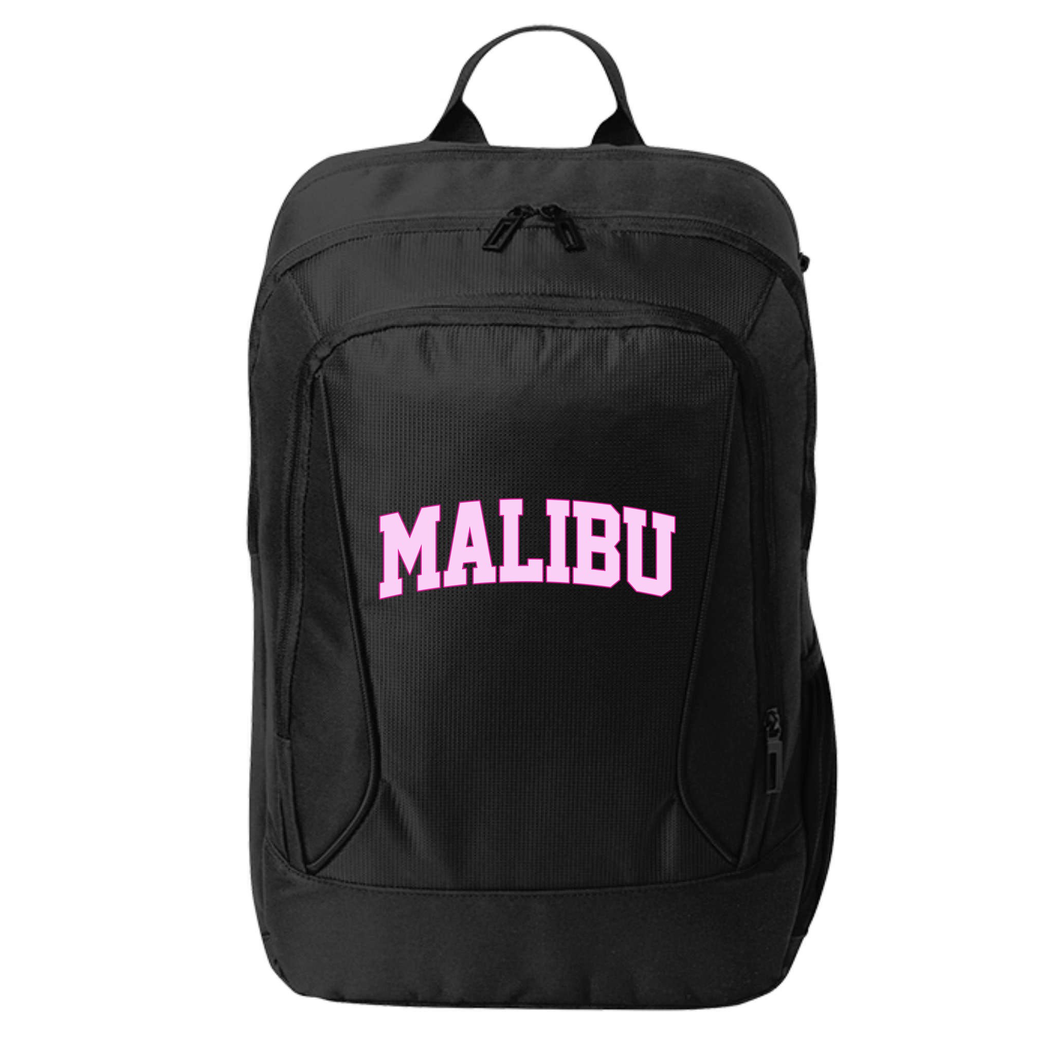 Preppy Varsity Malibu California City Backpack