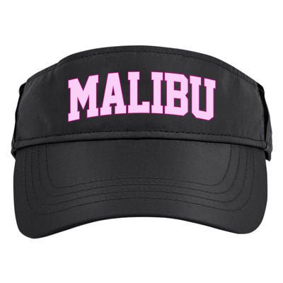 Preppy Varsity Malibu California Adult Drive Performance Visor