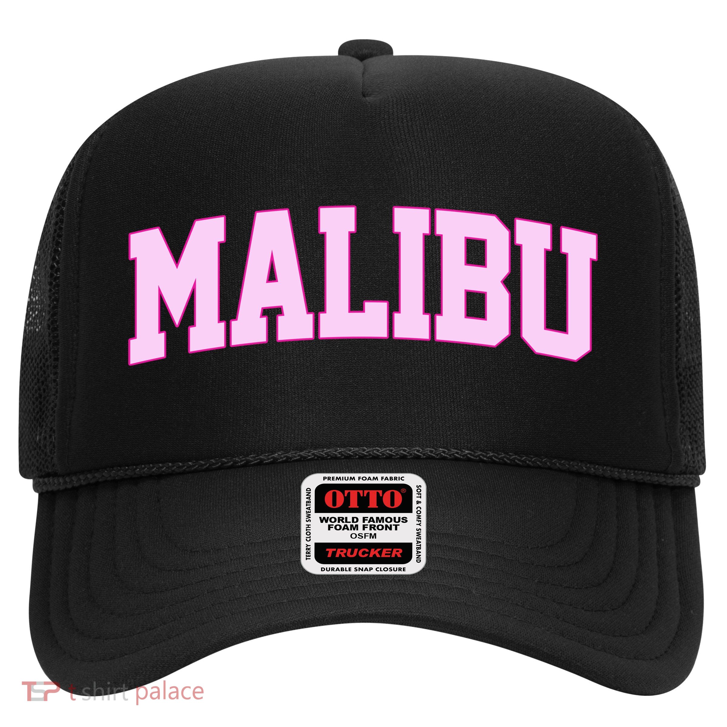 Preppy Varsity Malibu California Trucker Hat