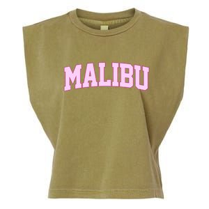 Preppy Varsity Malibu California Garment-Dyed Women's Muscle Tee