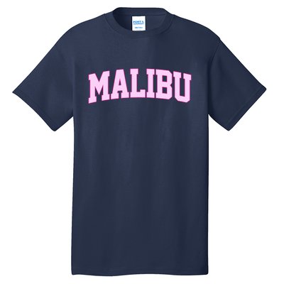 Preppy Varsity Malibu California Tall T-Shirt