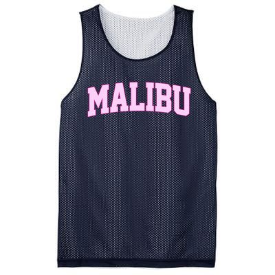 Preppy Varsity Malibu California Mesh Reversible Basketball Jersey Tank