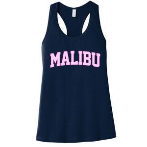 Preppy Varsity Malibu California Women's Racerback Tank