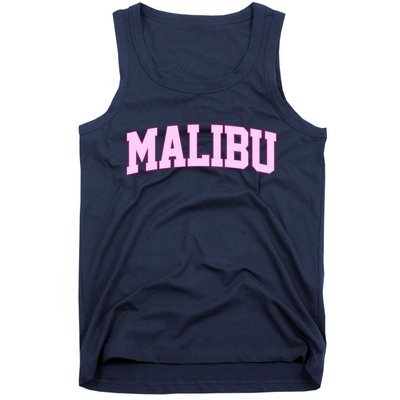 Preppy Varsity Malibu California Tank Top