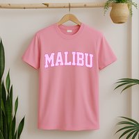 Preppy Varsity Malibu California T-Shirt