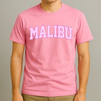 Preppy Varsity Malibu California T-Shirt