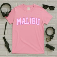 Preppy Varsity Malibu California T-Shirt