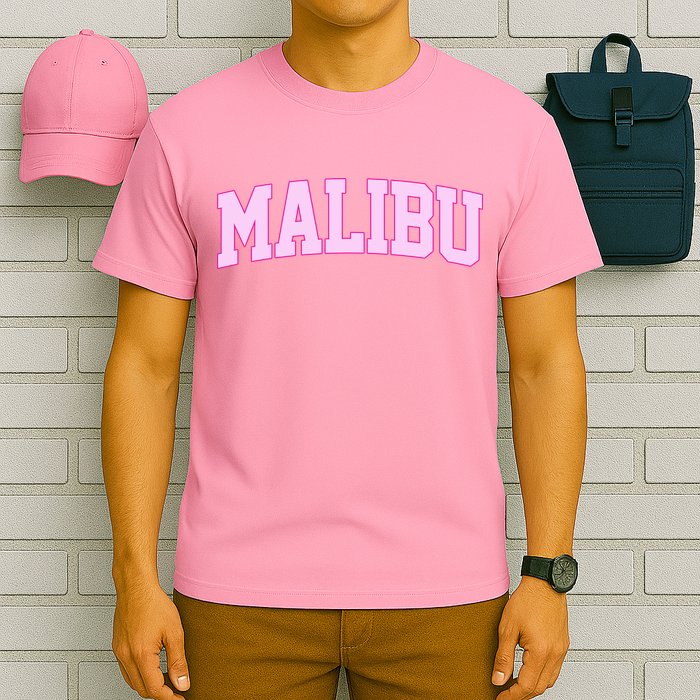 Preppy Varsity Malibu California T-Shirt