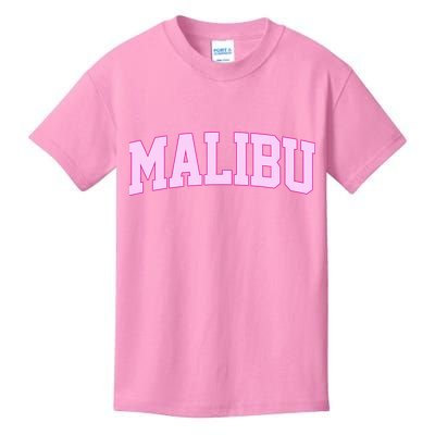 Preppy Varsity Malibu California Kids T-Shirt