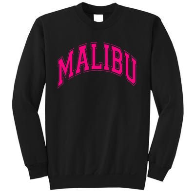 Preppy Varsity Malibu Ca California Font Sweatshirt