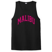 Preppy Varsity Malibu Ca California Font PosiCharge Competitor Tank