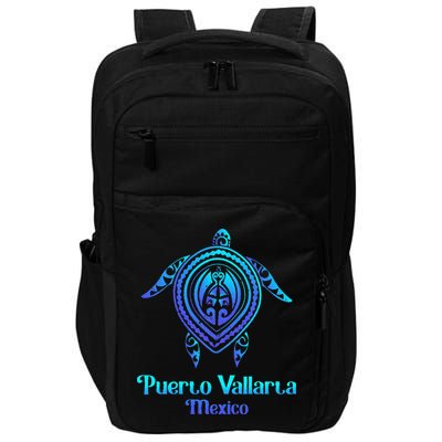 Puerto Vallarta Mexico Souvenirs Tropical Blue Sea Turtle Impact Tech Backpack