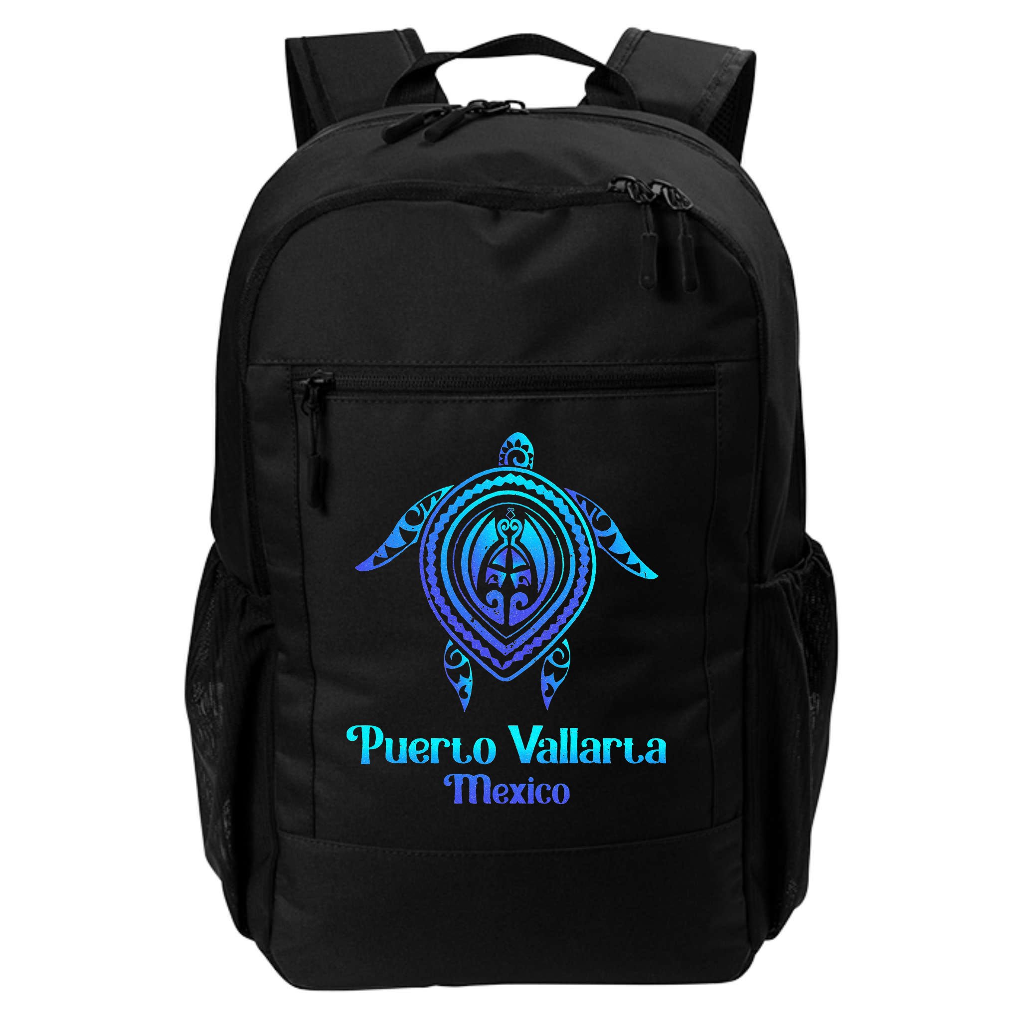 Puerto Vallarta Mexico Souvenirs Tropical Blue Sea Turtle Backpack