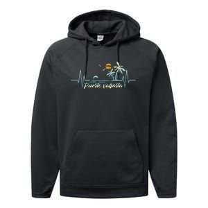 Puerto Vallarta Mexico Souvenir Spring Break Puerto Vallarta Performance Fleece Hoodie