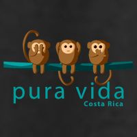 Pura Vida Monkeys Costa Rica Adult Drive Performance Visor
