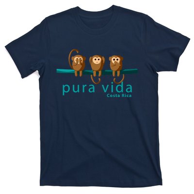 Pura Vida Monkeys Costa Rica T-Shirt