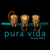 Pura Vida Monkeys Costa Rica Gift Cooling Performance Crew T-Shirt