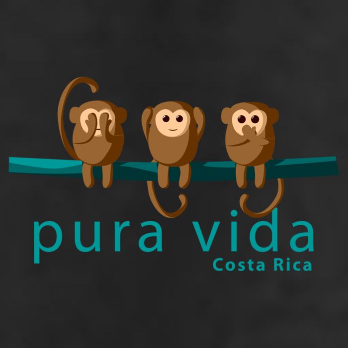 Pura Vida Monkeys Costa Rica Gift Beanie