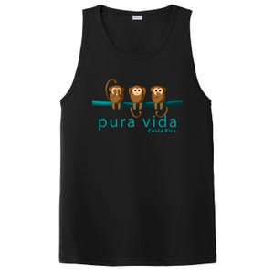 Pura Vida Monkeys Costa Rica Gift PosiCharge Competitor Tank