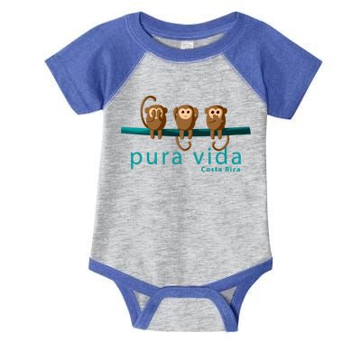 Pura Vida Monkeys Costa Rica Gift Infant Baby Jersey Bodysuit