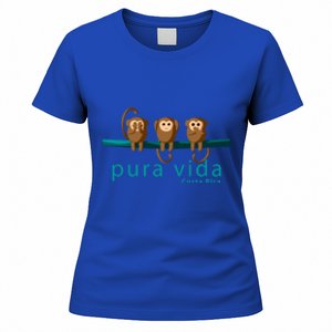 Pura Vida Monkeys Costa Rica Gift Women's T-Shirt