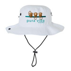 Pura Vida Monkeys Costa Rica Gift Legacy Cool Fit Booney Bucket Hat