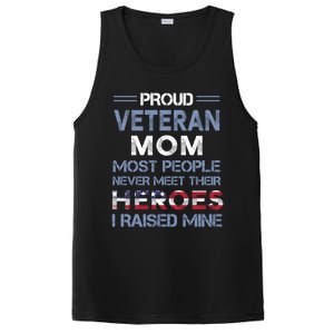 Proud Veteran Mom Mothers Day Gift I Raised My Hero Soldier Gift PosiCharge Competitor Tank