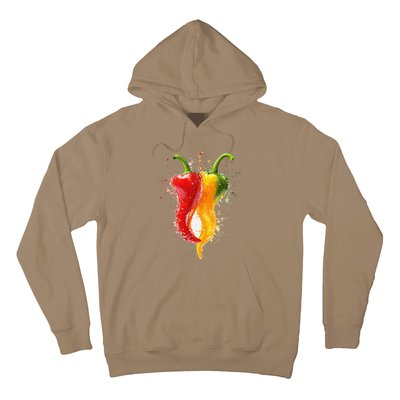 Pepper Vegetable Motif Garden Pepper Hoodie