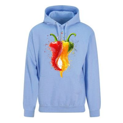 Pepper Vegetable Motif Garden Pepper Unisex Surf Hoodie