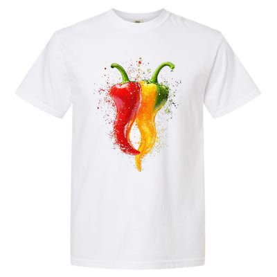 Pepper Vegetable Motif Garden Pepper Garment-Dyed Heavyweight T-Shirt