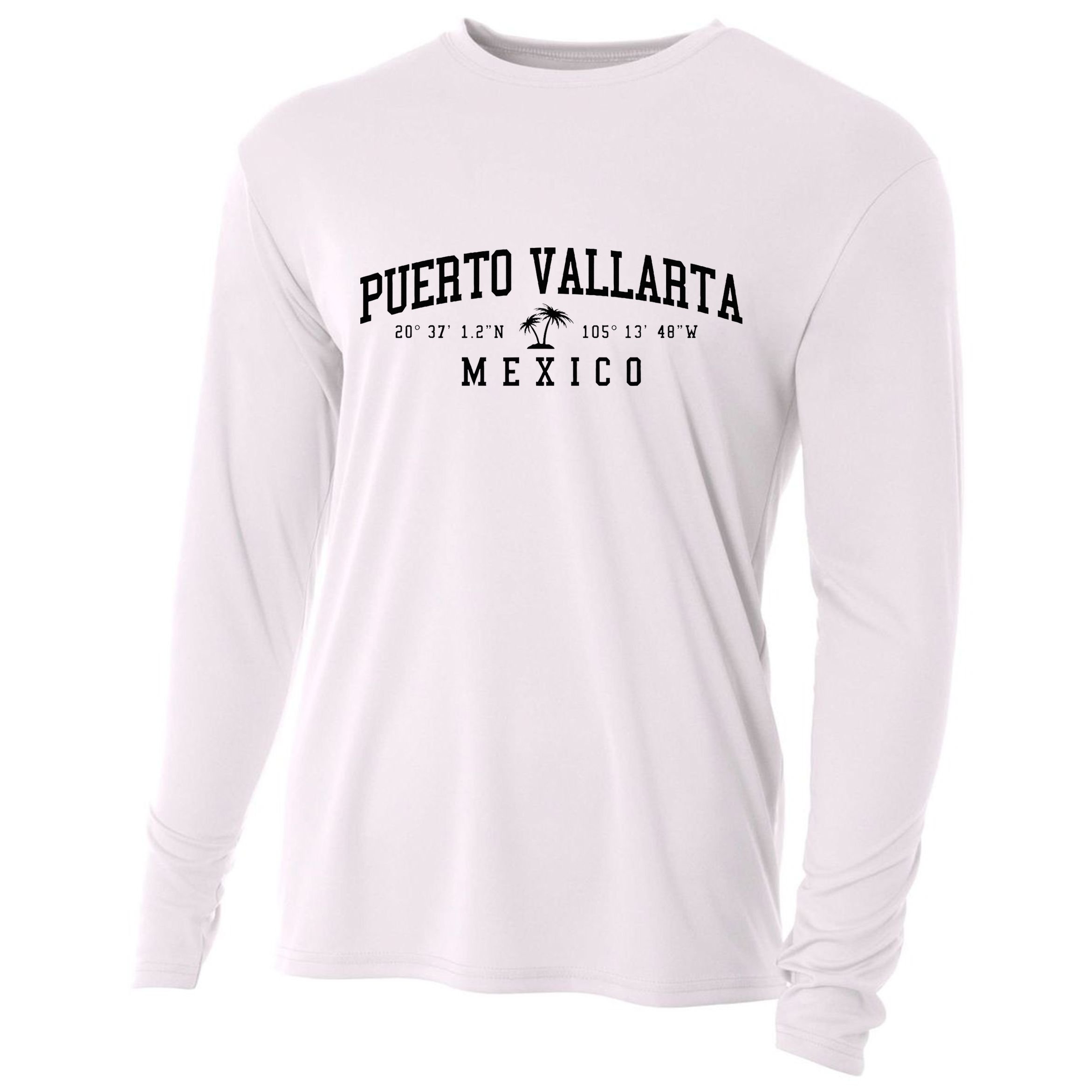 Puerto Vallarta Mexico Beach Cooling Performance Long Sleeve Crew