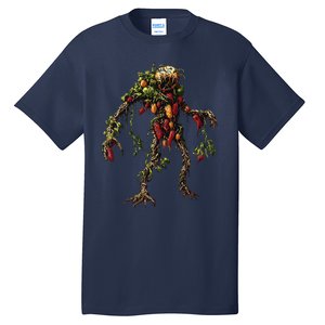 Pepper Vegetable Motif Garden Pepper Tall T-Shirt