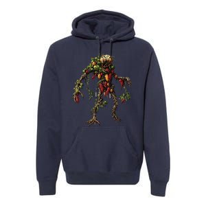 Pepper Vegetable Motif Garden Pepper Premium Hoodie