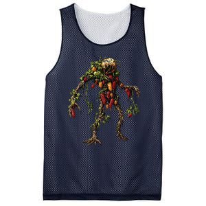 Pepper Vegetable Motif Garden Pepper Mesh Reversible Basketball Jersey Tank