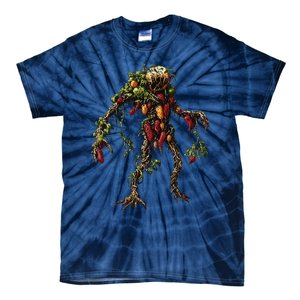 Pepper Vegetable Motif Garden Pepper Tie-Dye T-Shirt