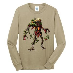 Pepper Vegetable Motif Garden Pepper Tall Long Sleeve T-Shirt