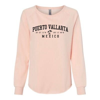 Puerto Vallarta Mexico Beach Womens California Wash Sweatshirt